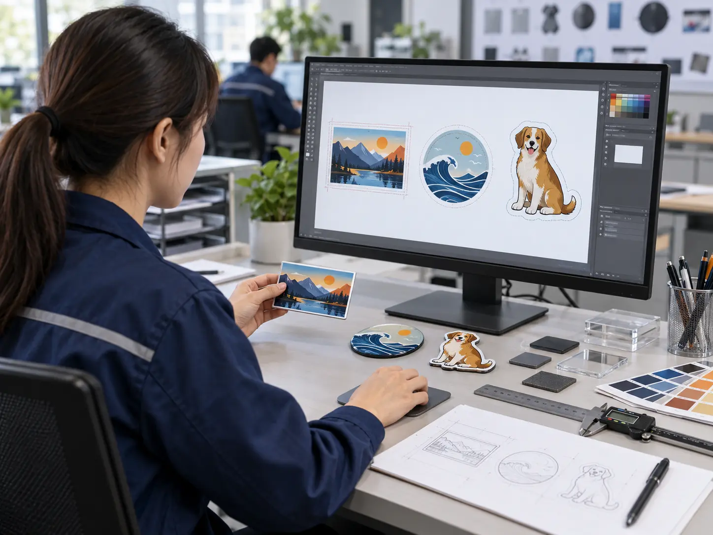 Artwork review for custom magnetic product development