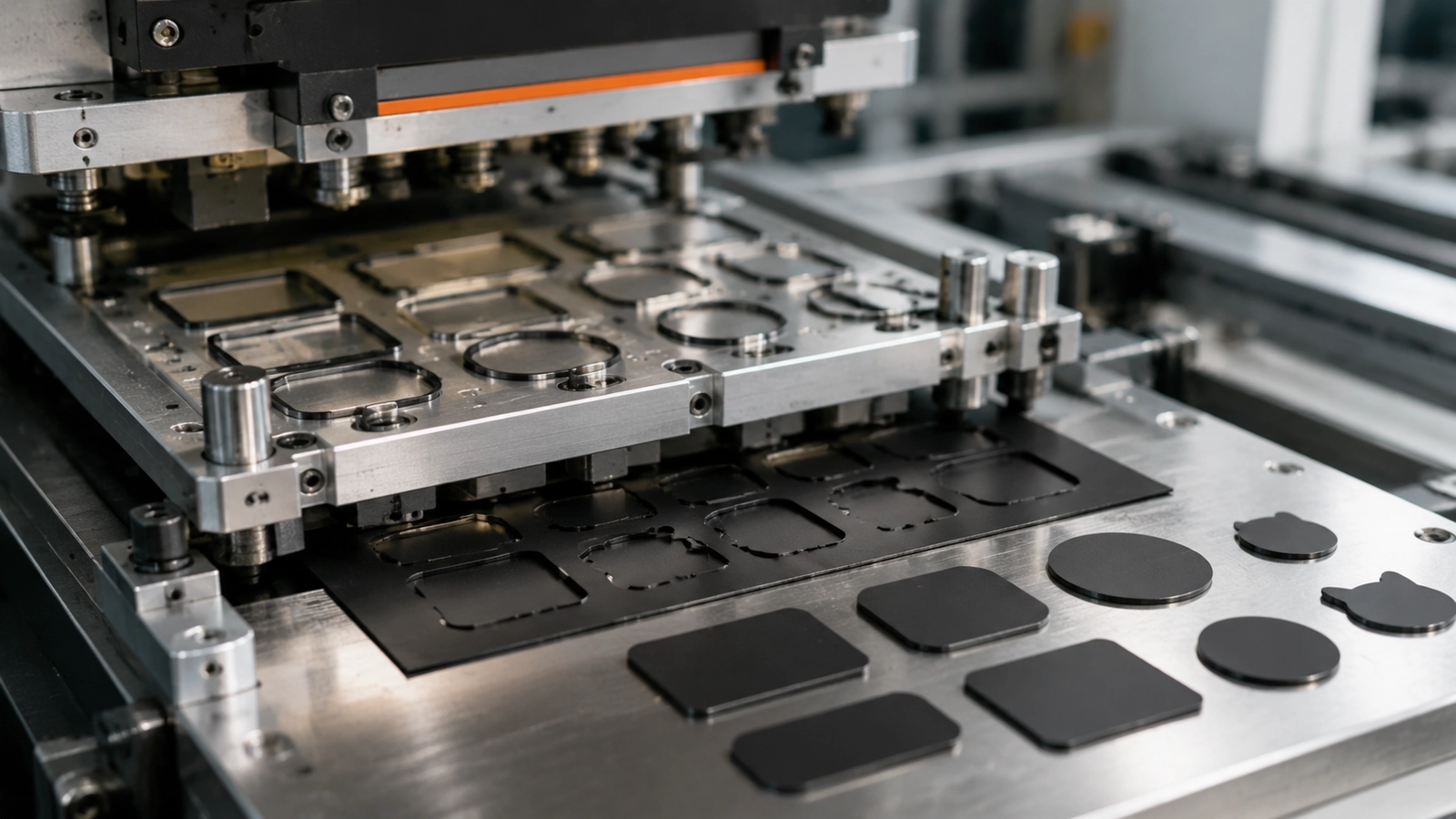 Precision die-cutting tooling for 0.5mm and 0.8mm printable magnetic sheets and custom shapes