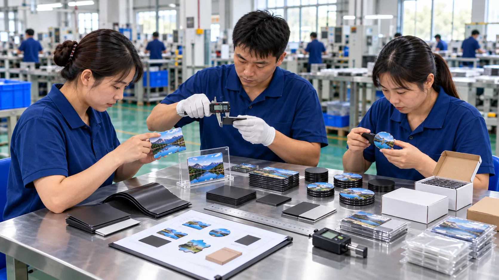 Quality and compliance review of a custom magnetic merchandise project