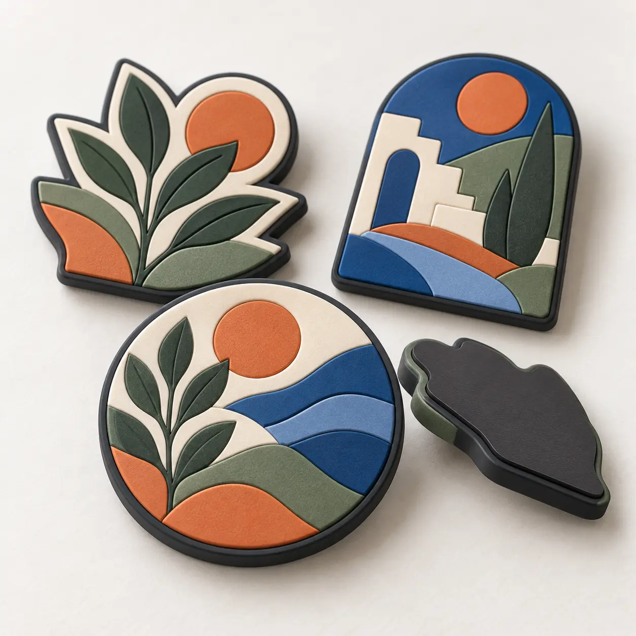 Custom soft PVC fridge magnets for shaped promotional merchandise programs