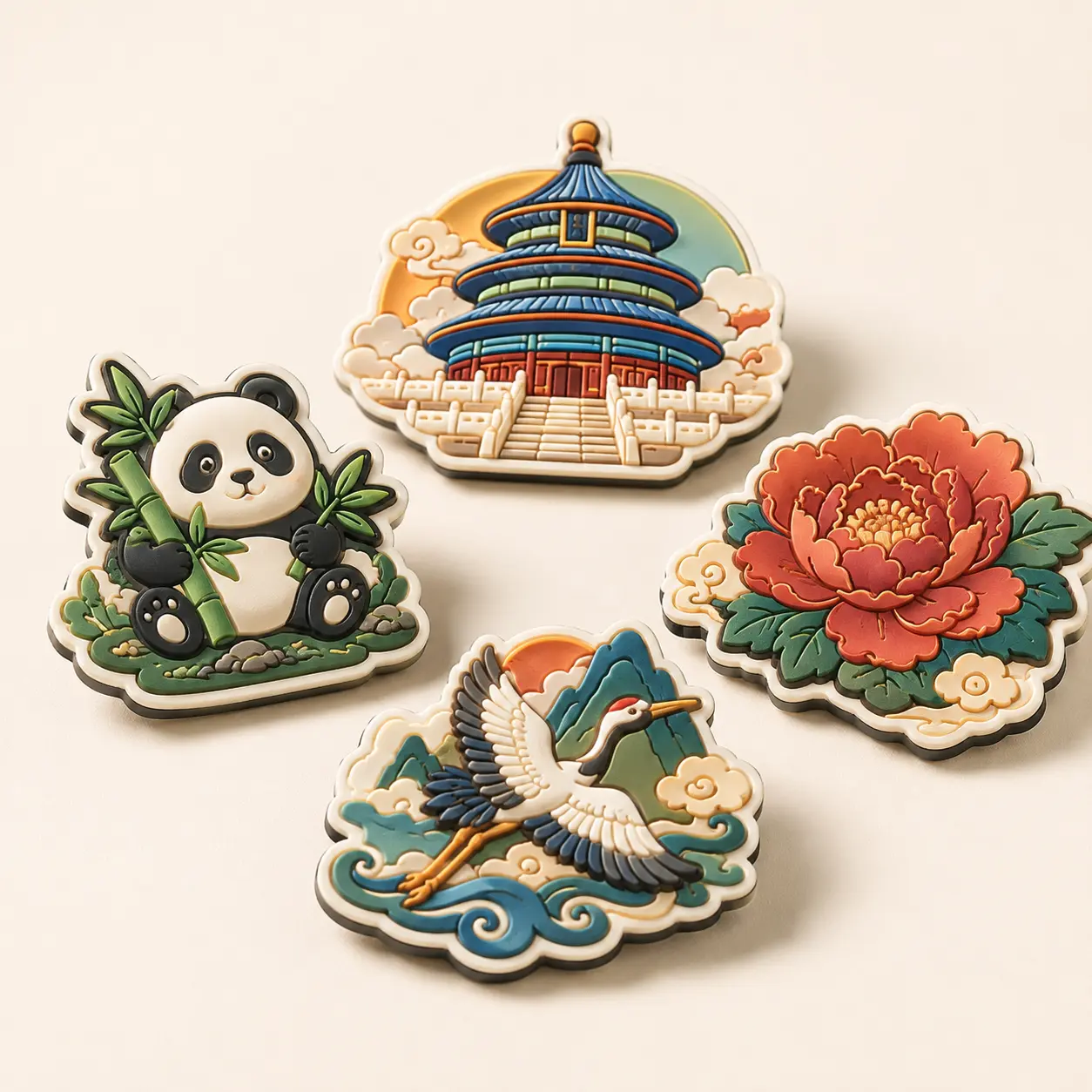 Custom soft PVC fridge magnets